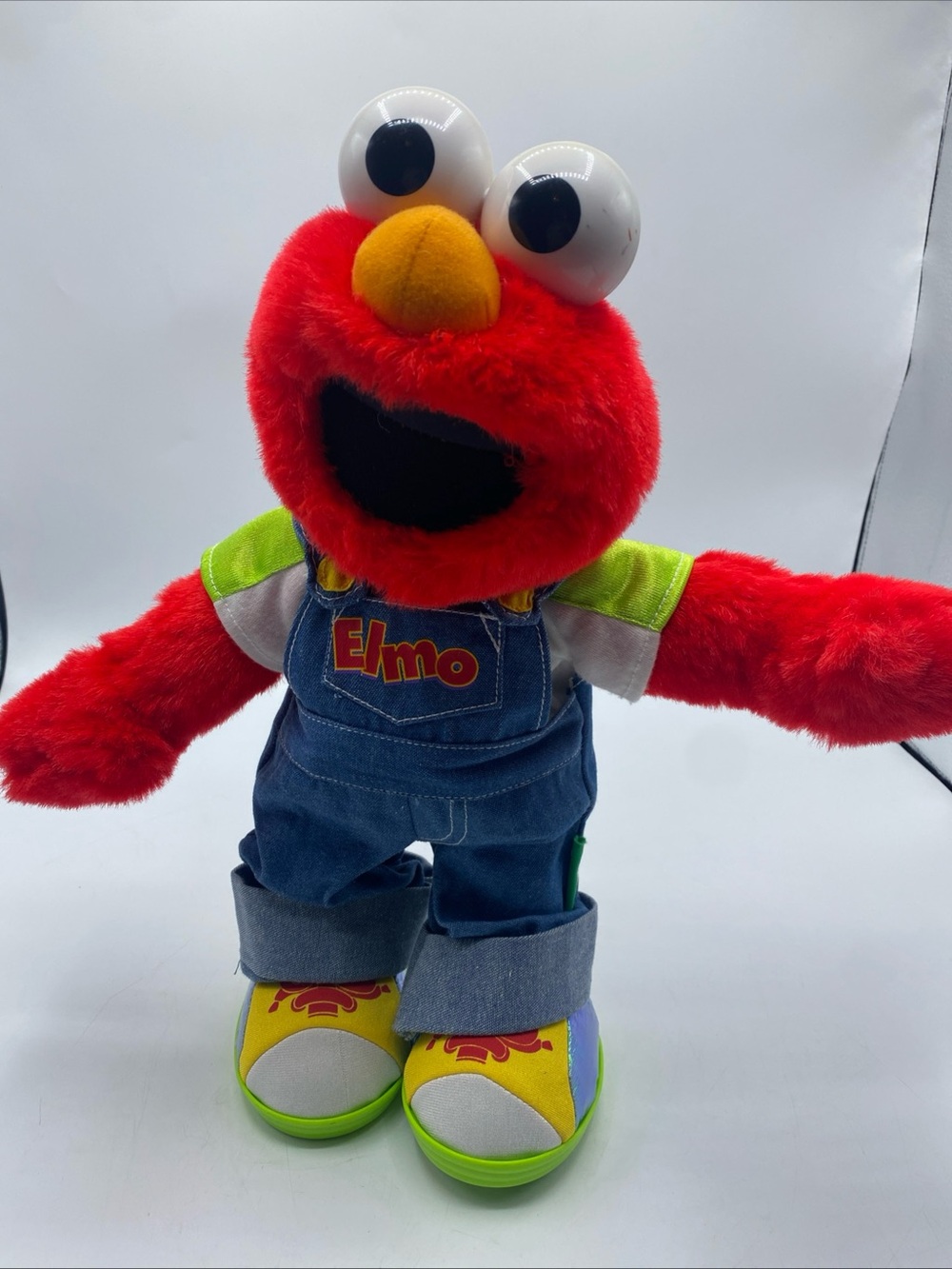 Vintage Fisher Price Sesame Street Lets Pretend Talking Moving Elmo Toy Doll